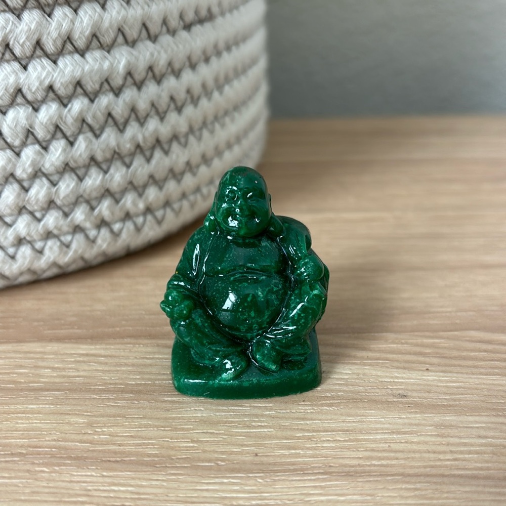 Green mini Buddha